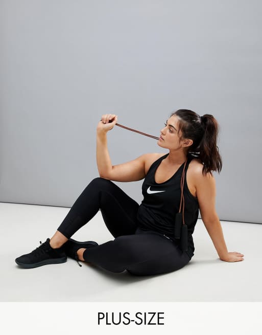 Nike Plus Power Racer Leggings In Black