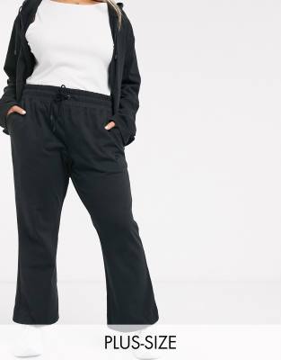 plus size wide leg sweatpants