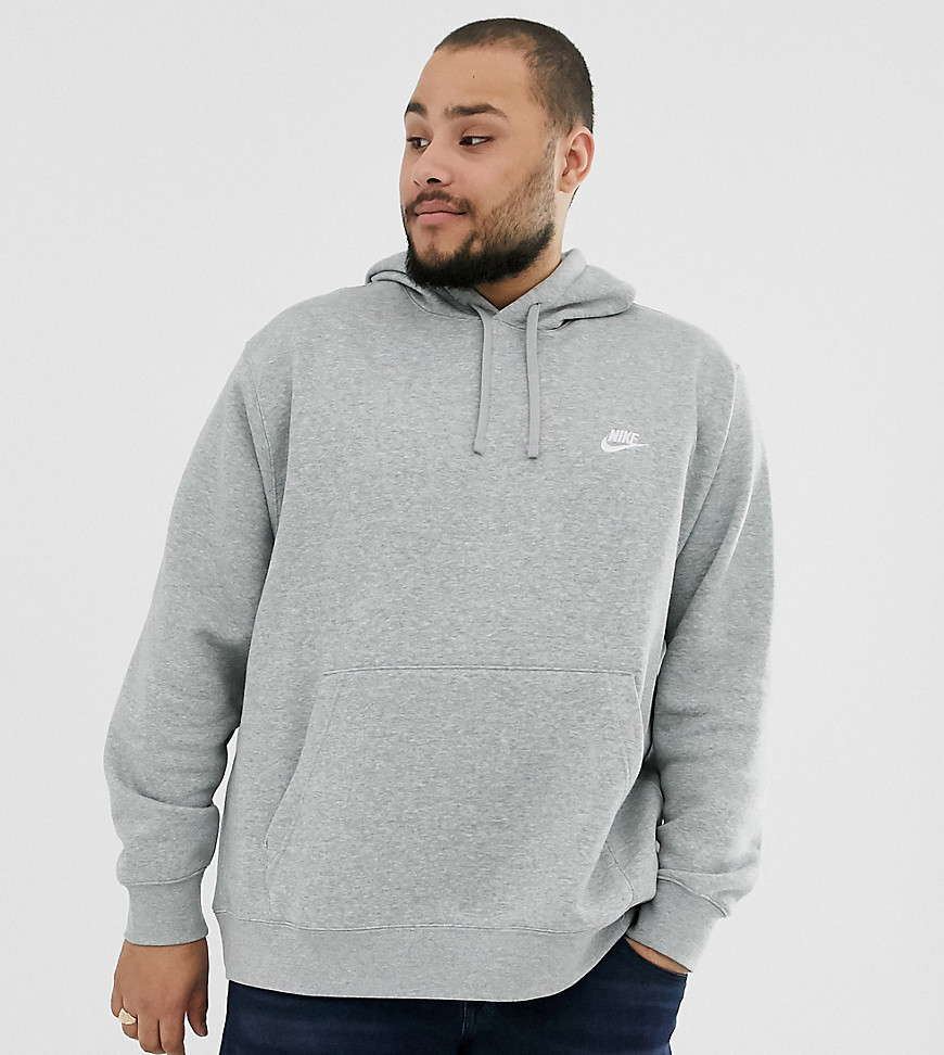 Nike Plus pullover hoodie with embroidered logo in grey