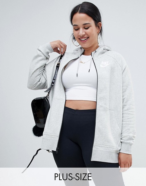 Grauer Nike Pullover