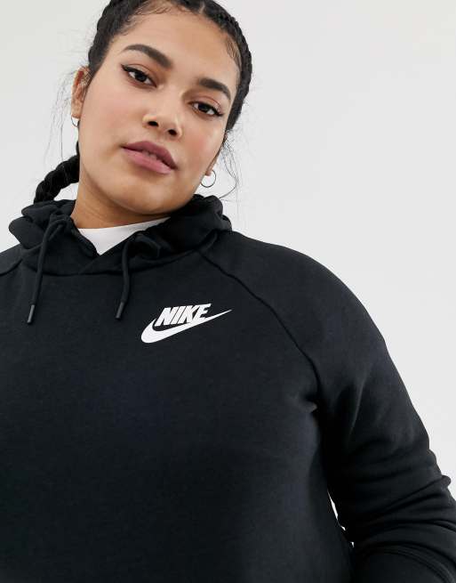 Nike women's sale rally hoodie black