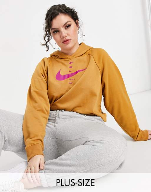 cropped tan sweatshirt