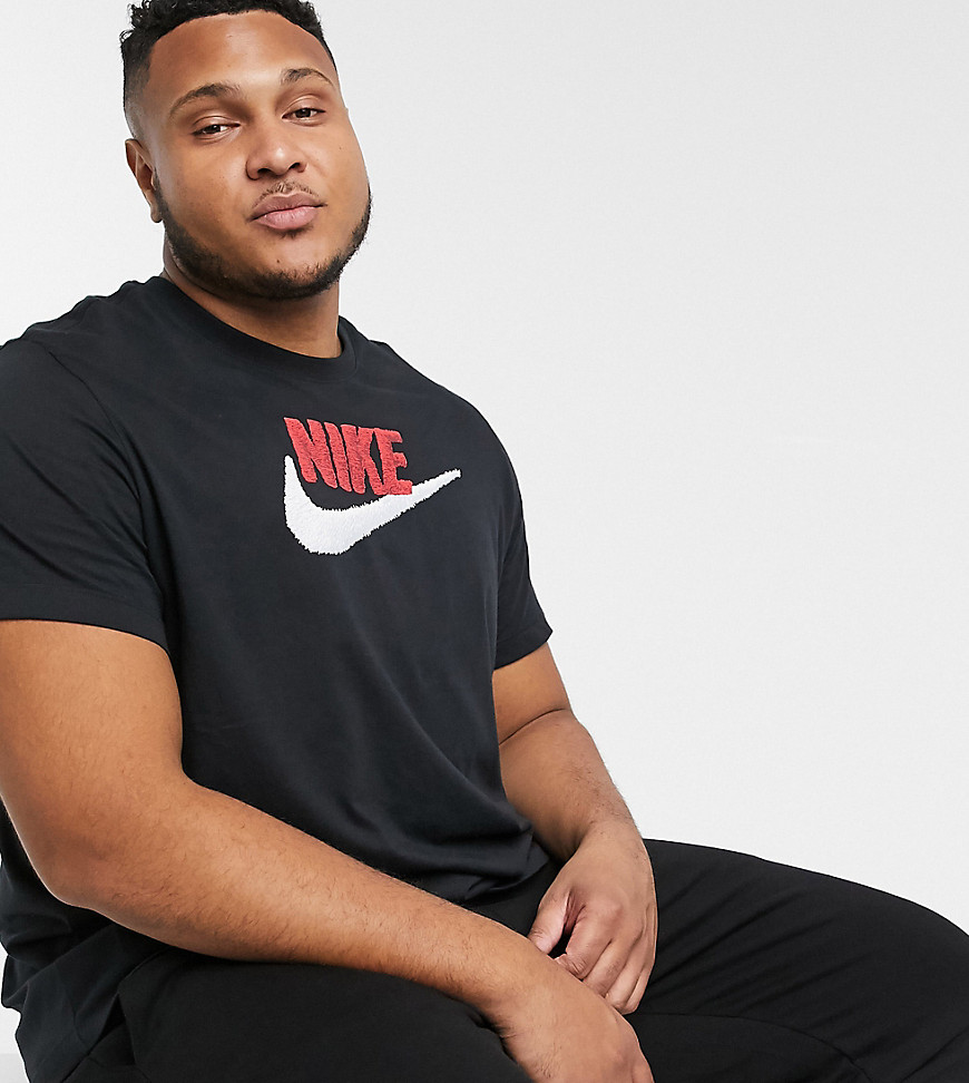 Nike Plus Swoosh T-Shirt-Black