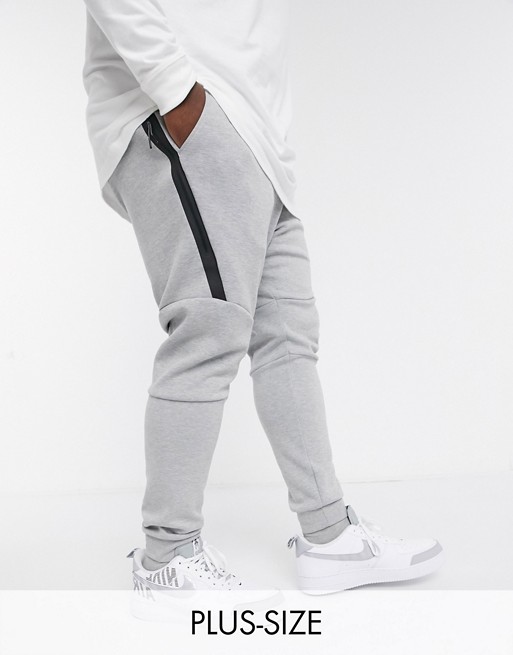 Nike Plus Tech Fleece cuffed jogger in grey