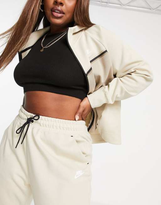 Nike Plus Tech Fleece Tracksuit In Rattan Beige ASOS