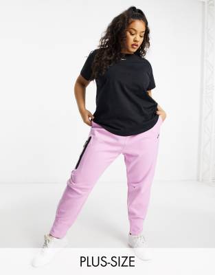 nike pink fleece sweatpants