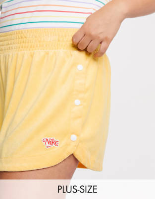 nike towelling shorts