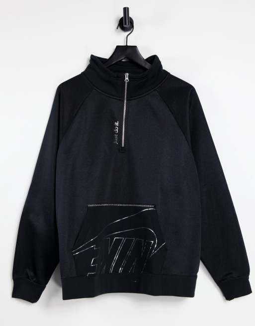 Nike Plus - Top met print in zwart