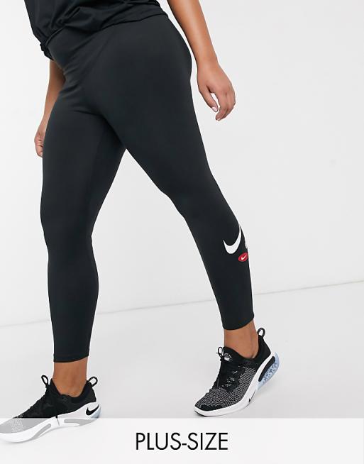 Nike Plus Training Icon Clash one tight leggings in black | ASOS