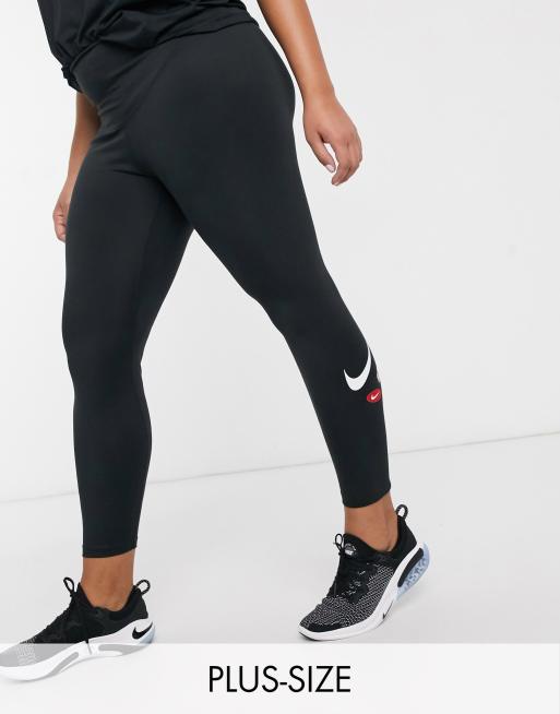 Nike, One Leggings - Black/White