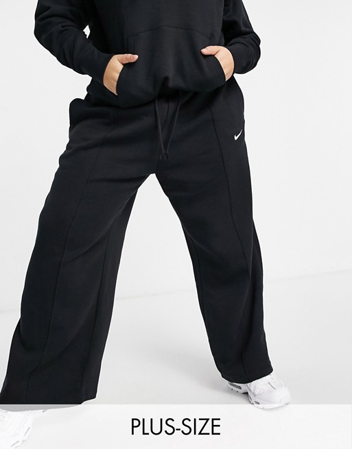 Nike Plus Trend Fleece loose fit sweatpants in black | ASOS