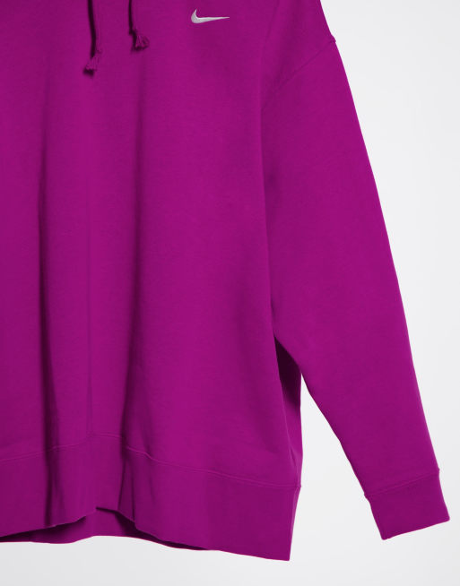 Nike Plus Trend Fleece oversized hoodie in purple