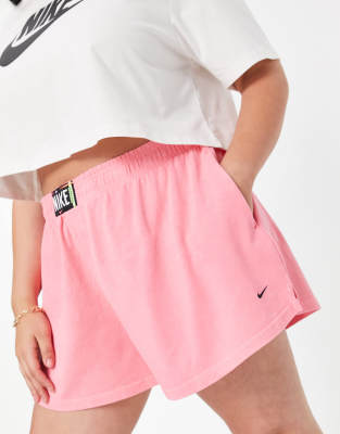 nike neon pink shorts