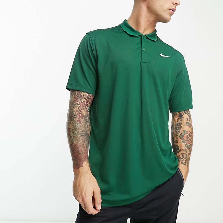 Nike Polo Dri-FIT Victory in green ASOS