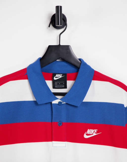 Polo on sale nike rayé