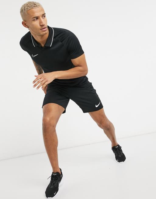 Nike black shop polo t shirt