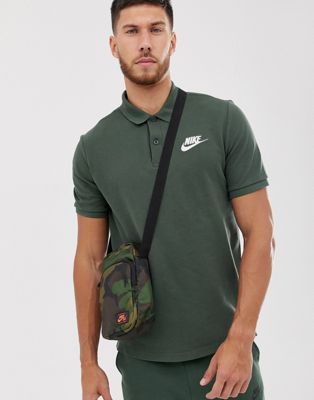Nike - Polo verde con logo