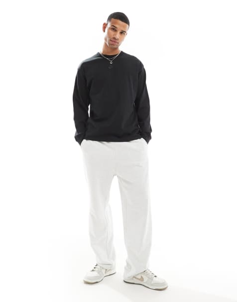 Nike – Premium Essential – Langärmliges T-Shirt in Schwarz - view 1