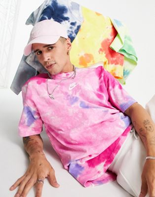 oversized tie dye t-shirt in pink | ASOS