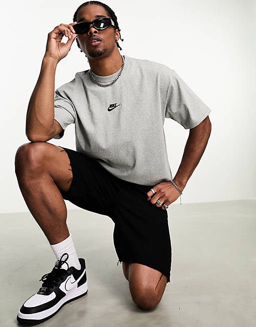 Nike Premium Essential Sust T-shirt in gray | ASOS