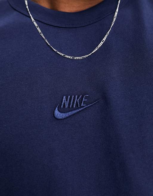 Navy blue and store gold nike shirt