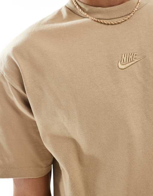 Nike Premium Essential t-shirt in beige