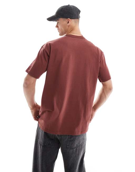 Nike Premium Essential t-shirt in burgundy
