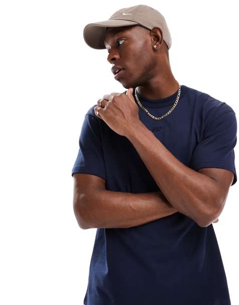 Nike Premium – Essentials – Ciemnoniebieski T-shirt - view 1