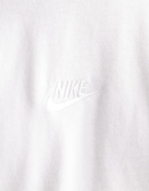 Nike premium essentials heavyweight oversized t-shirt in white, 5 of 5