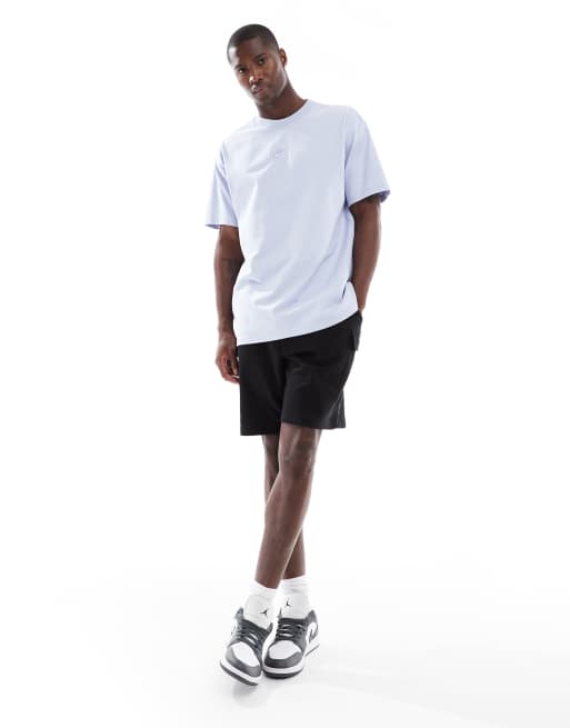 Nike Premium – Essentials – Jasnoniebieski T-shirt, 4 z 4