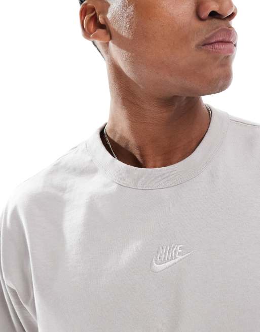 Nike Premium Essentials long sleeve t-shirt in grey, 4 of 4