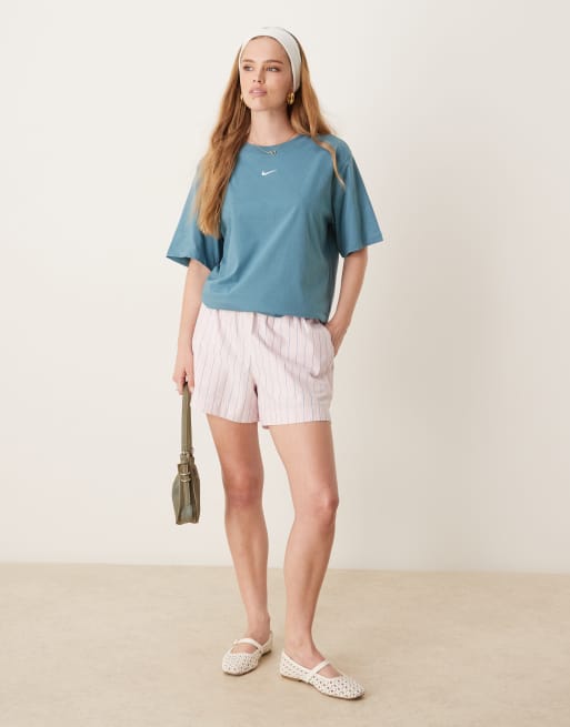 Nike Premium Essentials oversized t-shirt in blue