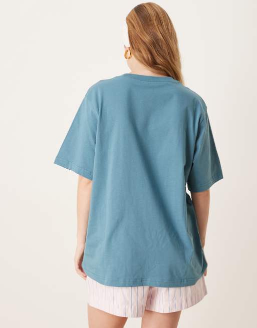 Nike Premium Essentials oversized t-shirt in blue
