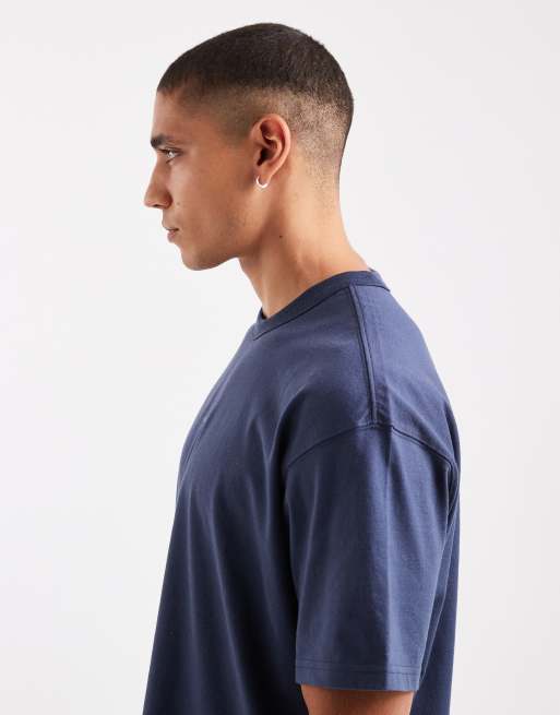 Nike Premium Essentials oversized T-shirt in dark blue, 4 of 5