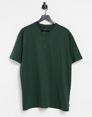 Nike Premium Essentials oversized T-shirt in khaki-Green