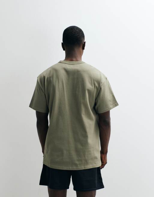 Nike Premium Essentials oversized  t-shirt in light khaki, 4 of 5