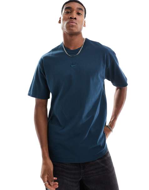 Nike Premium Essentials oversized t-shirt in navy - view 1