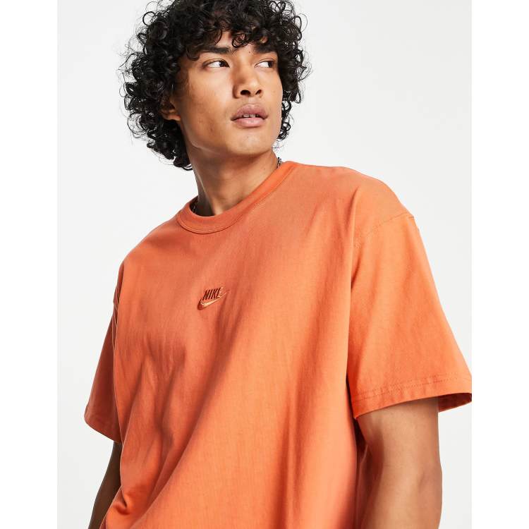 Orange nike shirt new arrivals