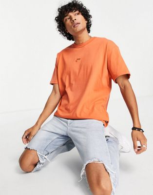 nike oversized t shirt orange
