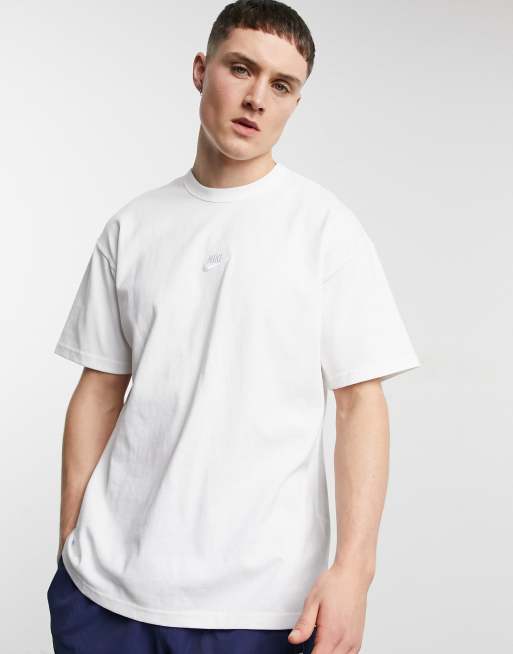 Nike Premium Essentials oversized T-shirt in white