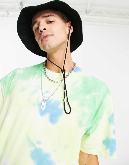 Nike - Premium Essentials - T-shirt oversize épais effet tie-dye - Vert
