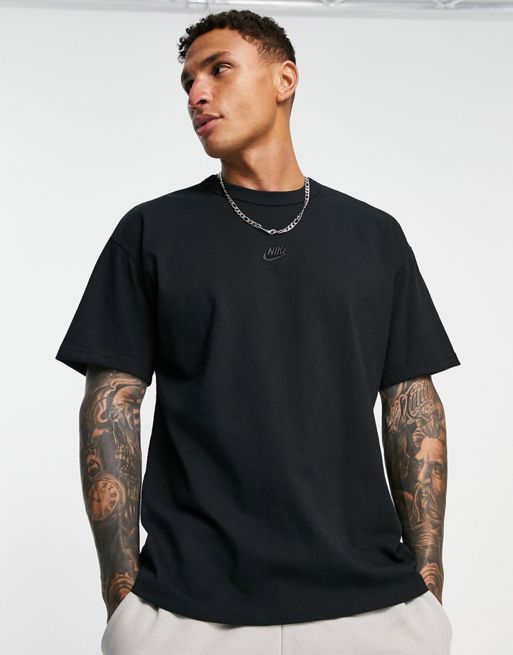Nike - Premium Essentials - Uniseks oversized T-shirt in zwart