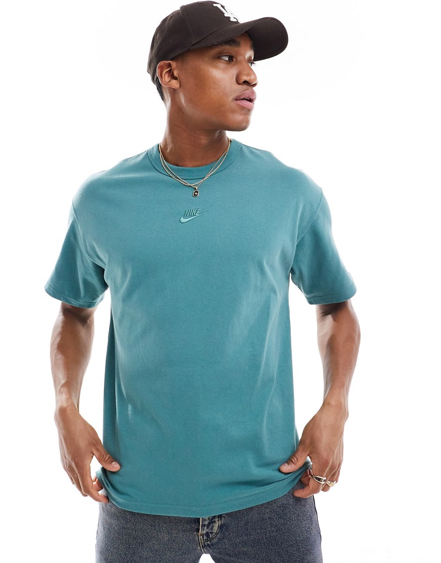 Nike Premium Essentials unisex oversized t-shirt in dark green