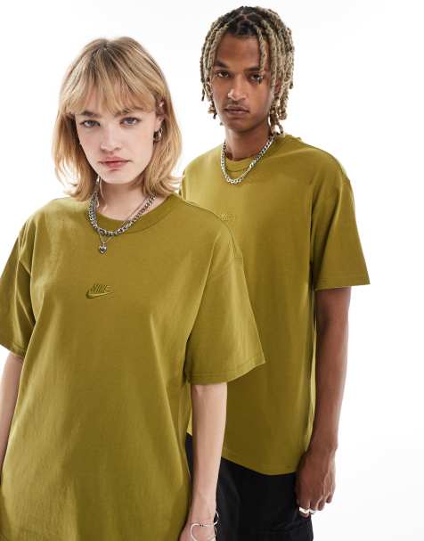 Nike Premium Essentials unisex oversized t-shirt in moss