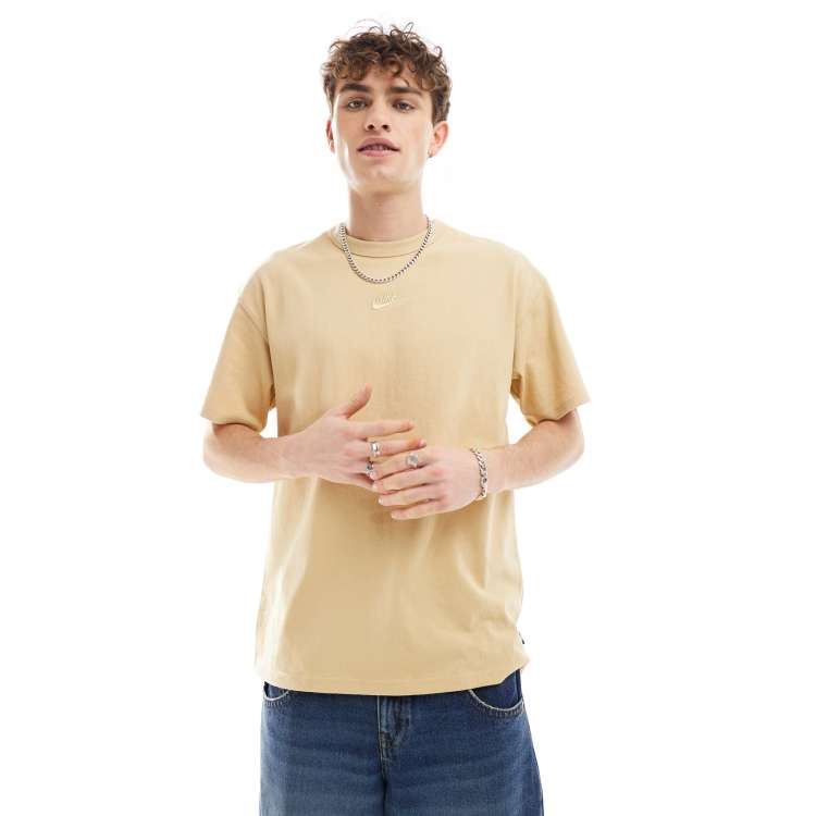 ★関税込★NIKE★NSW PREMIUM ESSENTIALS OVERSIZED T-シャツ★ Nike Premium Essentials unisex oversized T-shirt in tan | ASOS