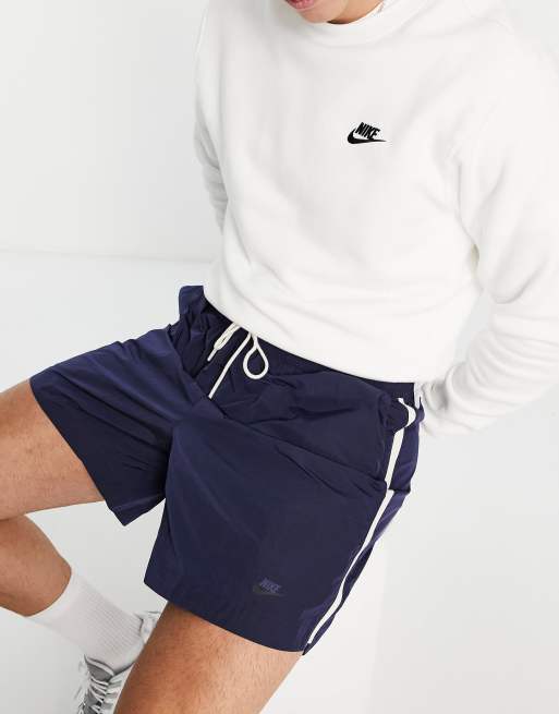 Nike Premium essentials woven track shorts in navy ASOS