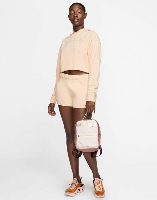 Mini beige outlet backpack