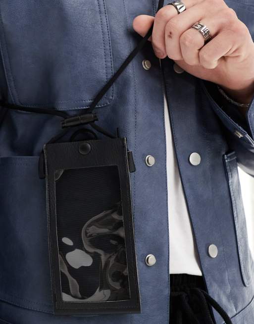 Nike Premium phone pouch crossbody bag in black | ASOS