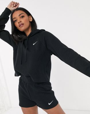 Nike Premium Ribbed cropped black 