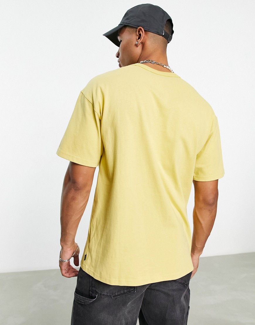 Premium - T-shirt oversize pesante color oro-Giallo - Nike T-shirt donna  - immagine1